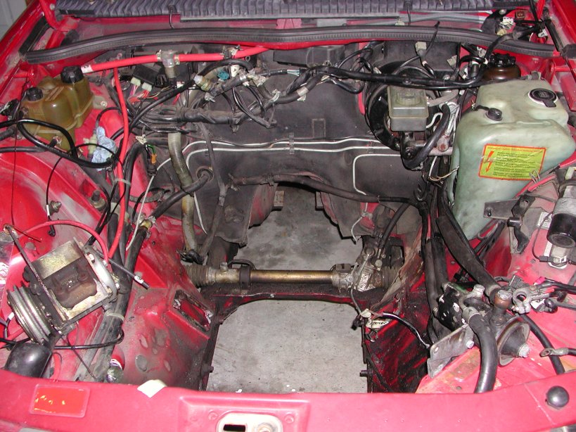 Empty Engine Bay